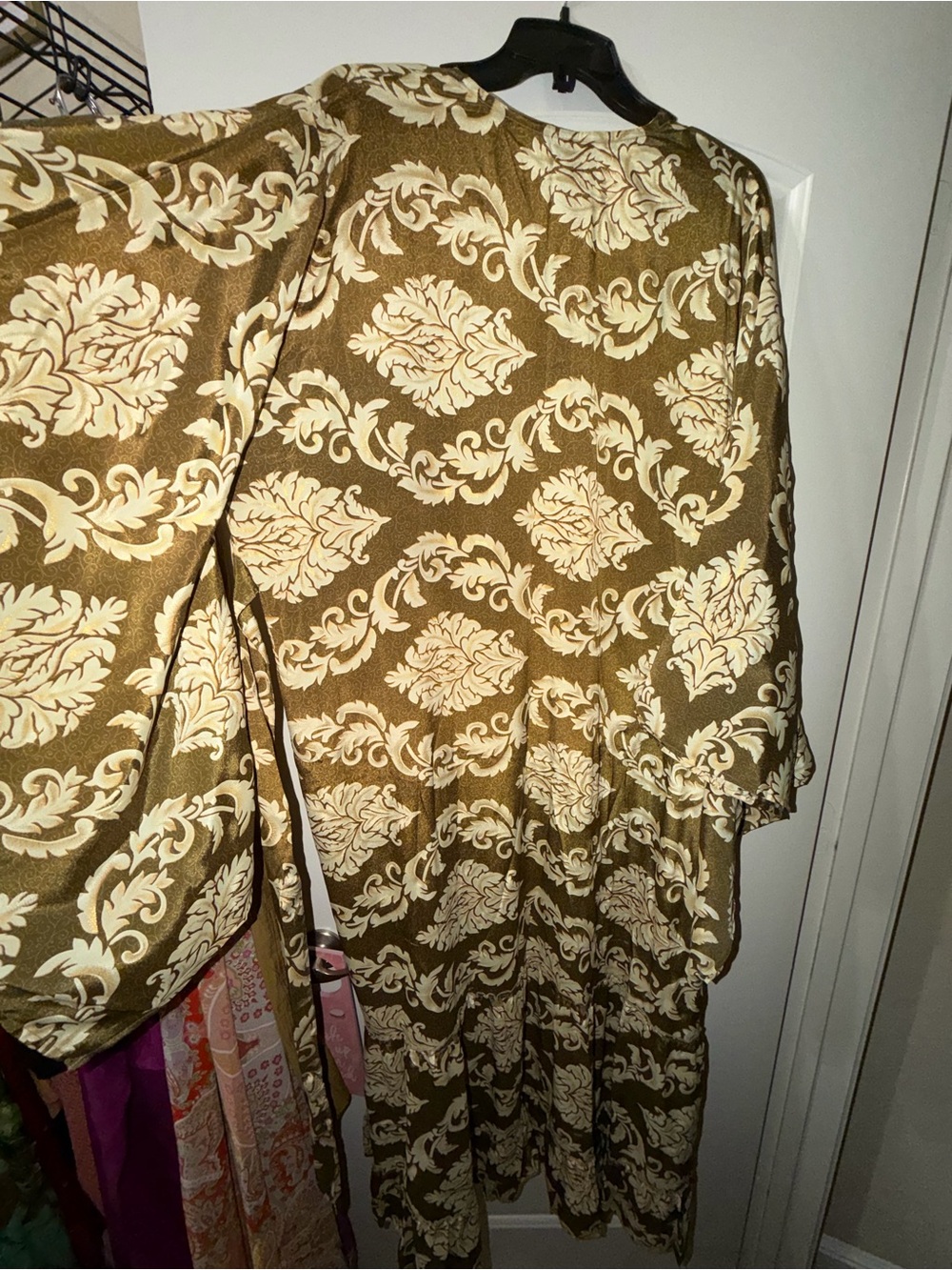 Sold————Made-in-India Kimono Robe - Picture 7 of 8